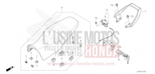SIEGE CBF125MER de 2024